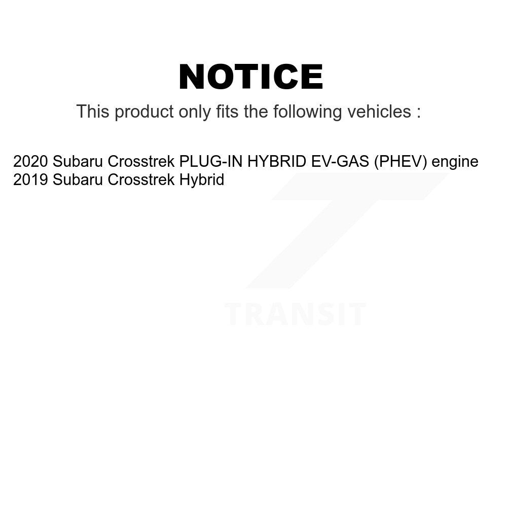Front Rear Wheel Bearing & Hub Assembly Kit For Subaru Crosstrek K70-101469