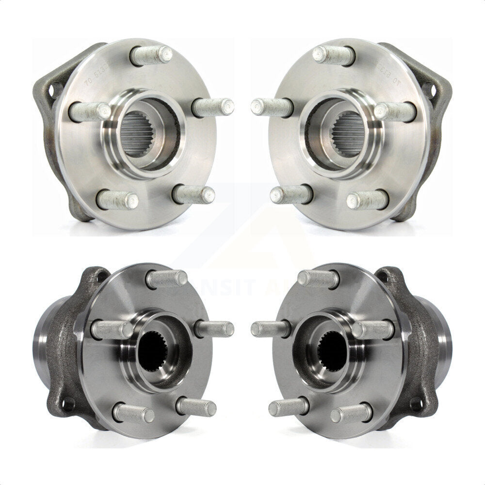 Front Rear Wheel Bearing & Hub Assembly Kit For Subaru Impreza Forester XV Crosstrek K70-101219