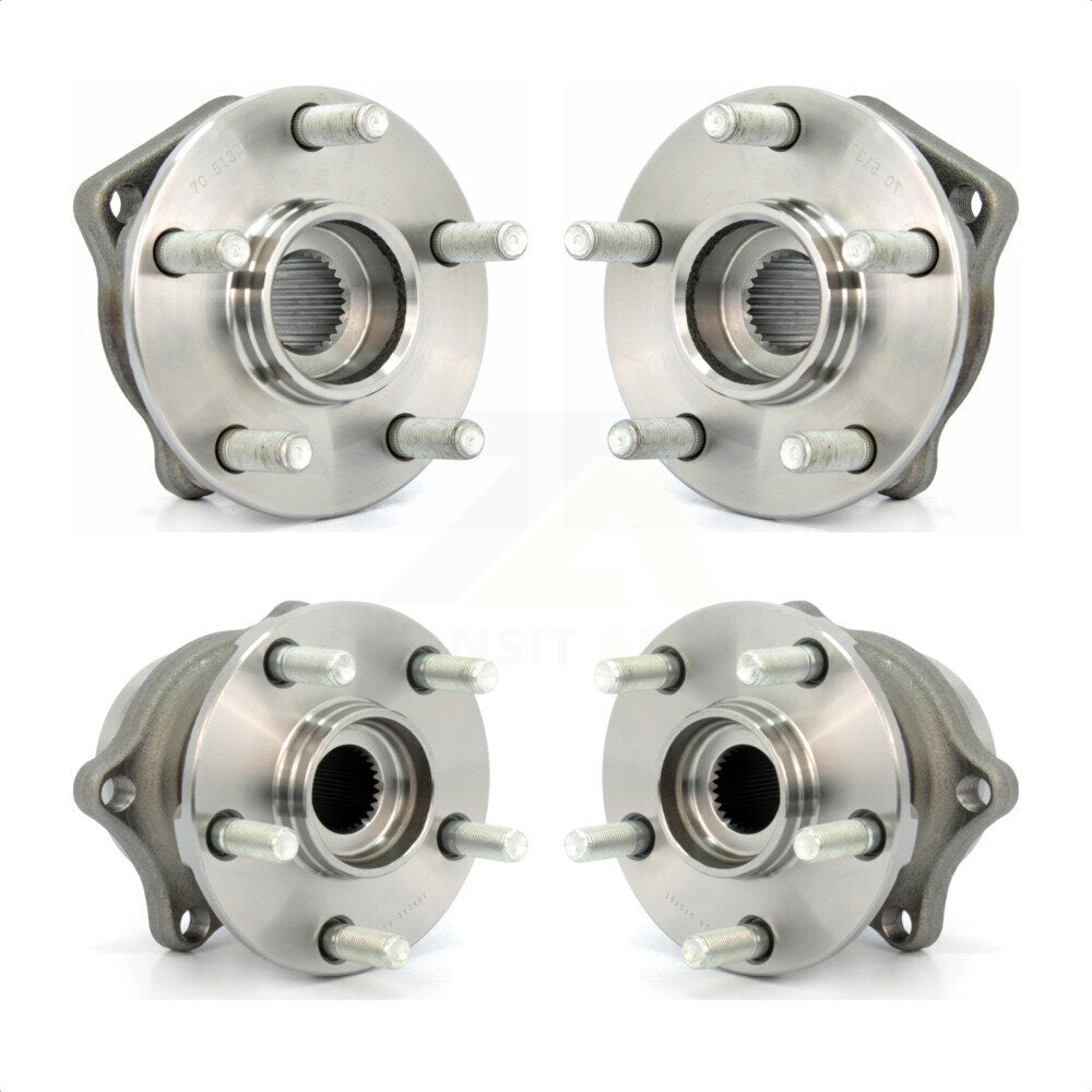 Front Rear Wheel Bearing & Hub Assembly Kit For Subaru Outback Forester Impreza Legacy WRX K70-101217