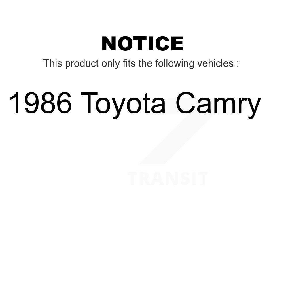 Front Rear Wheel Bearing Kit For 1986 Toyota Camry K70-101156