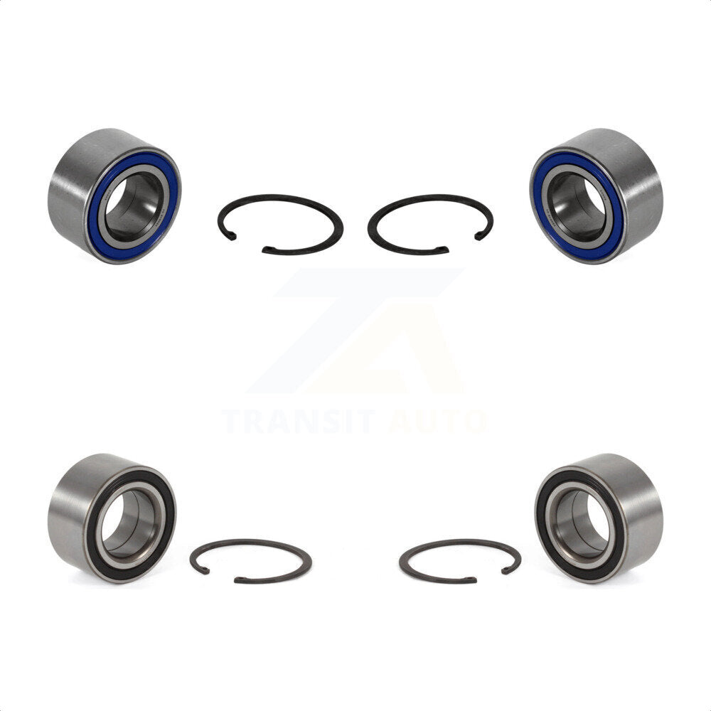 Front Rear Wheel Bearing Kit For 1988 Audi 80 Quattro Non-ABS K70-101133