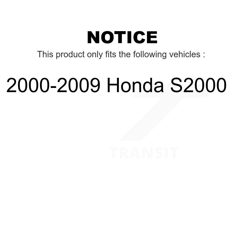 Front Rear Wheel Bearing Kit For 2000-2009 Honda S2000 K70-101726