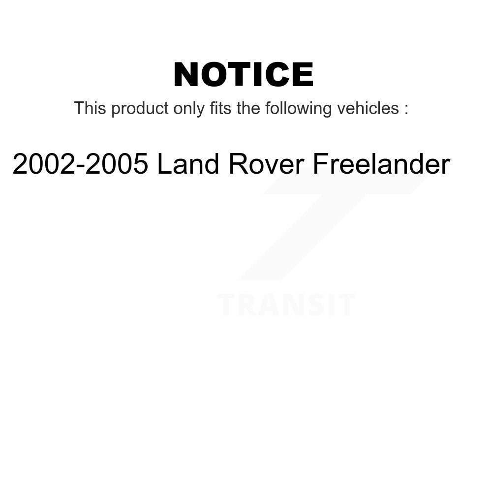 Front Rear Wheel Bearing Kit For 2002-2005 Land Rover Freelander K70-101718
