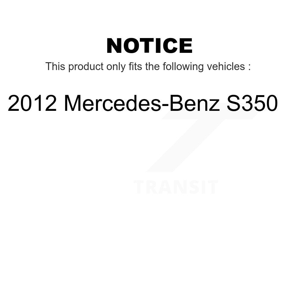 Front Rear Wheel Bearing Kit For 2012 Mercedes-Benz S350 K70-101151