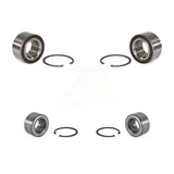 Front Rear Wheel Bearing Kit For 2013 BMW 328i xDrive 3.0L With 2.95" Outer Diameter K70-101448