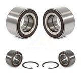 Front Rear Wheel Bearing Kit For 2014-2018 Ford Fiesta ST K70-101444