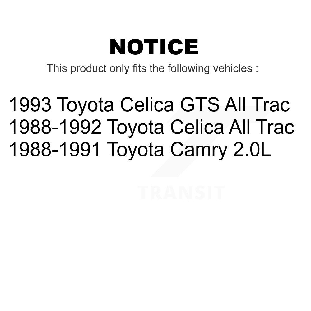 Front Rear Wheel Bearing Kit For Toyota Camry Celica K70-101761