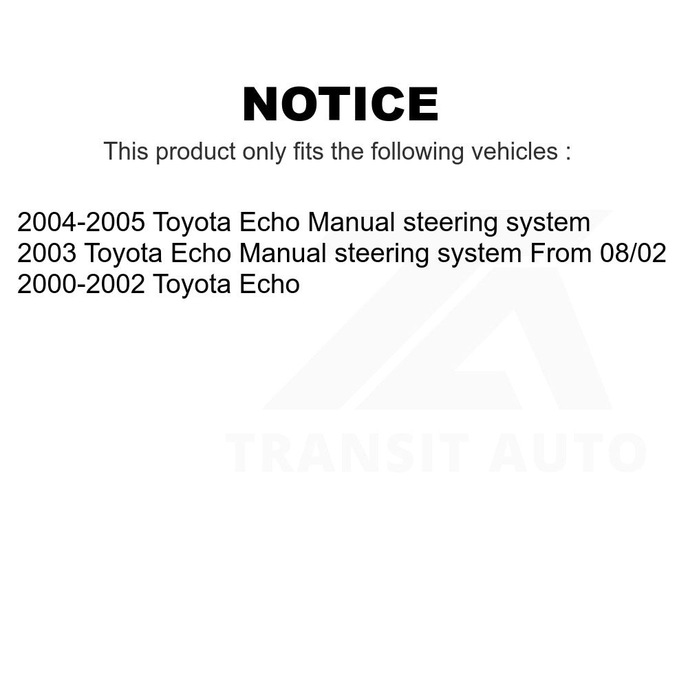 Front Right Outer Steering Tie Rod End TOR-ES3555 For Toyota Echo