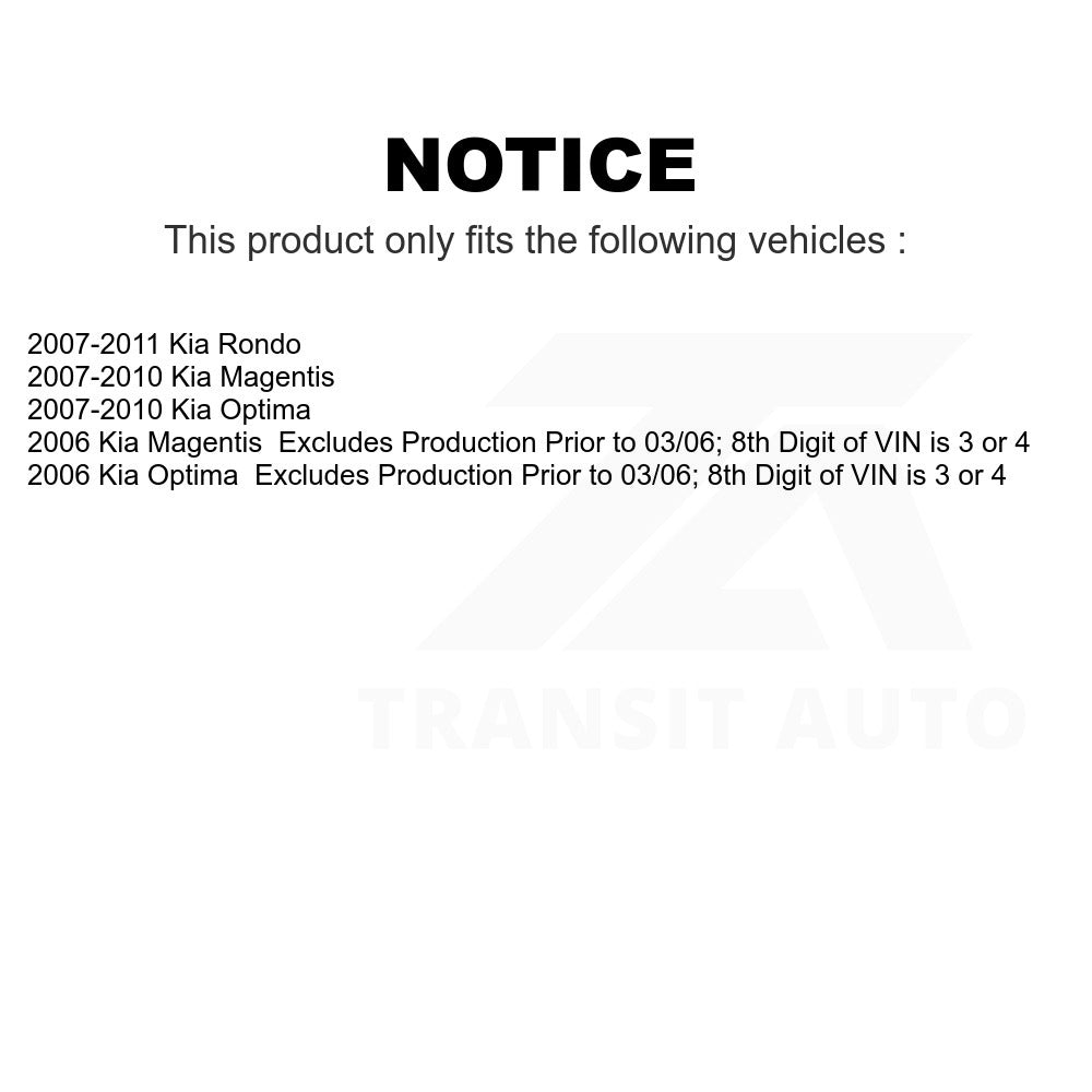 Front Right Suspension Strut Coil Spring Assembly 78A-11116 For Kia Optima Rondo Magentis