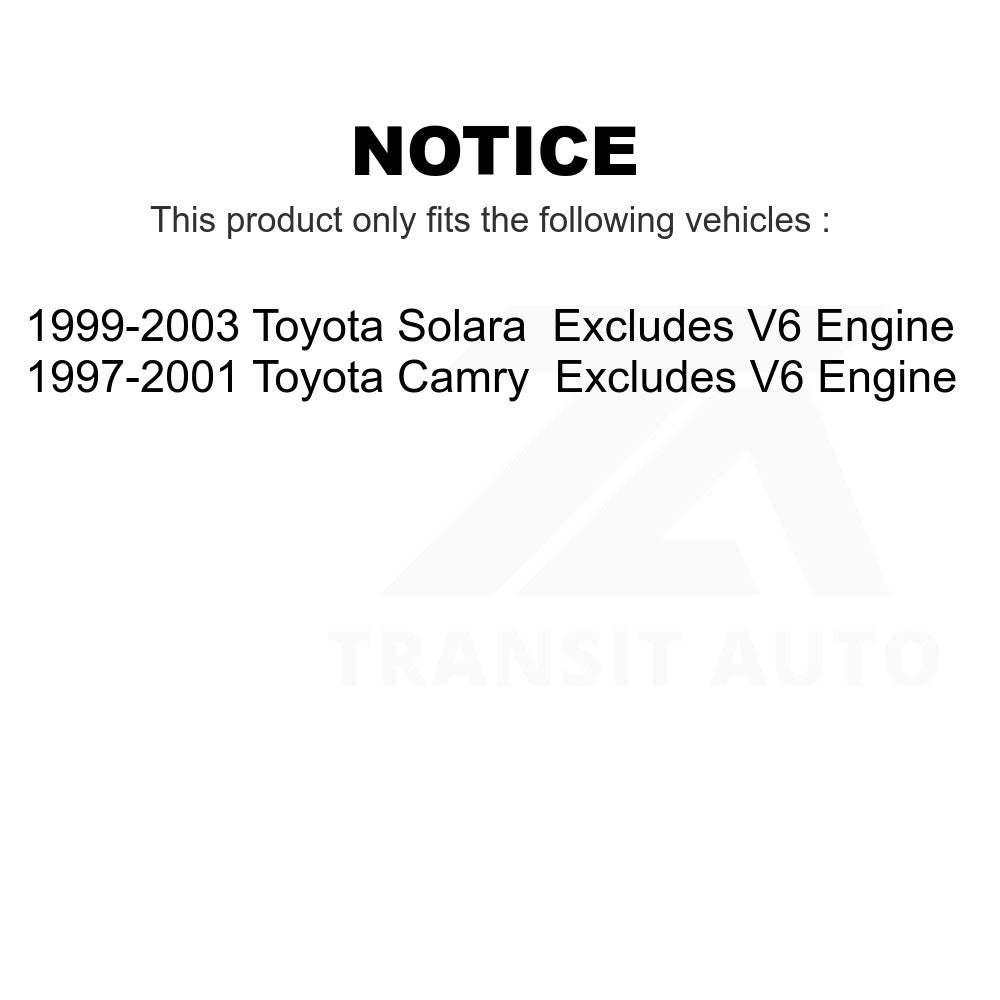 Front Right Suspension Strut Coil Spring Assembly 78A-11182 For Toyota Camry Solara Excludes V6 Engine