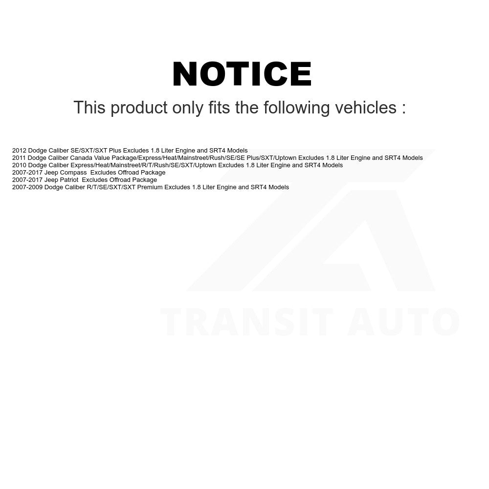 Front Right Suspension Strut Coil Spring Assembly 78A-11582 For Jeep Patriot Compass Dodge Caliber