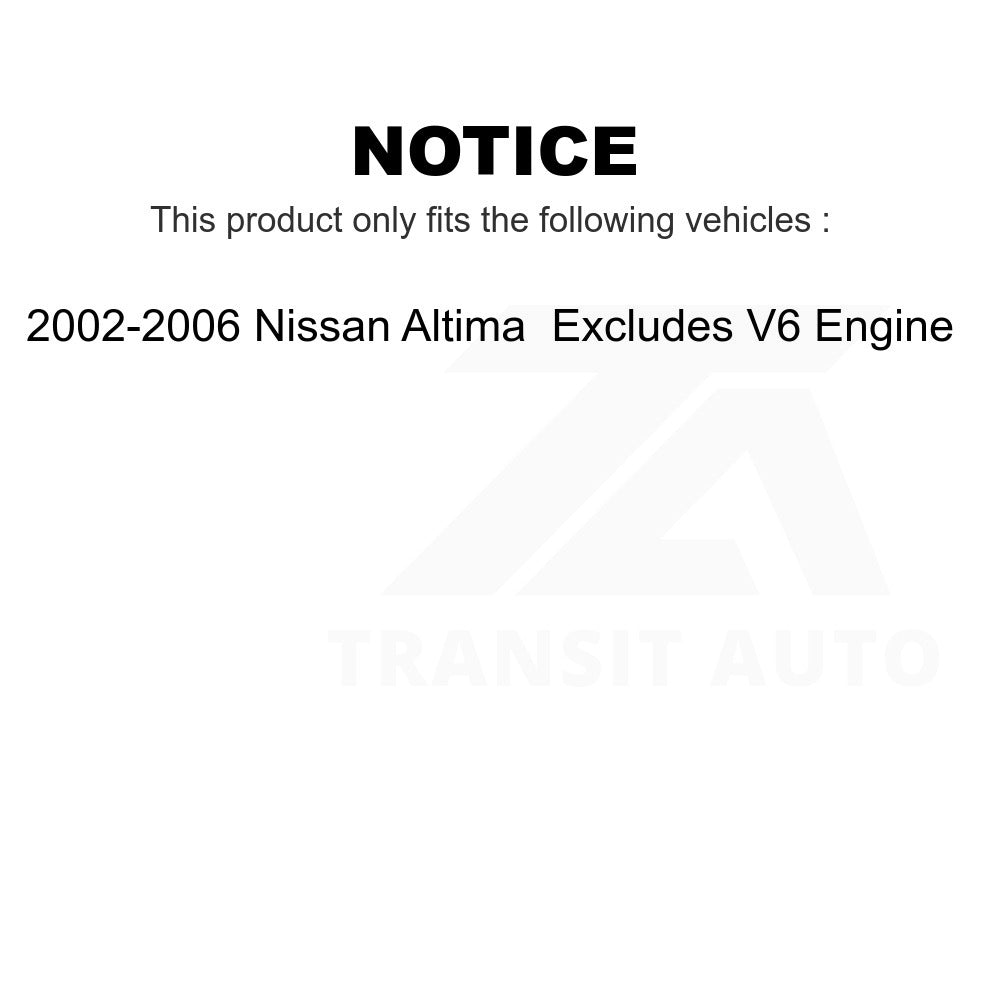 Front Right Suspension Strut Coil Spring Assembly 78A-11594 For 2002-2006 Nissan Altima 2.5L Excludes V6 Engine