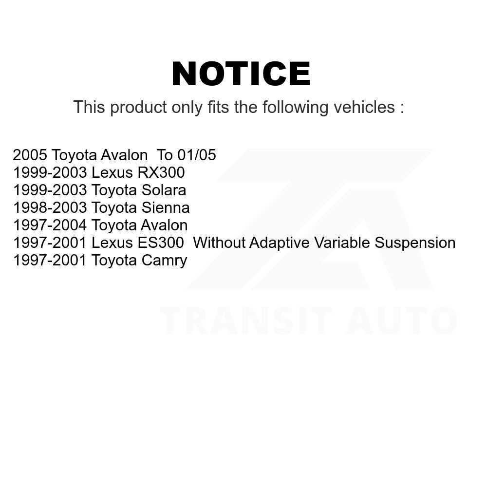 Front Right Suspension Strut Hardware Kit 73-903903 For Toyota Camry Avalon Lexus Sienna RX300 ES300 Solara