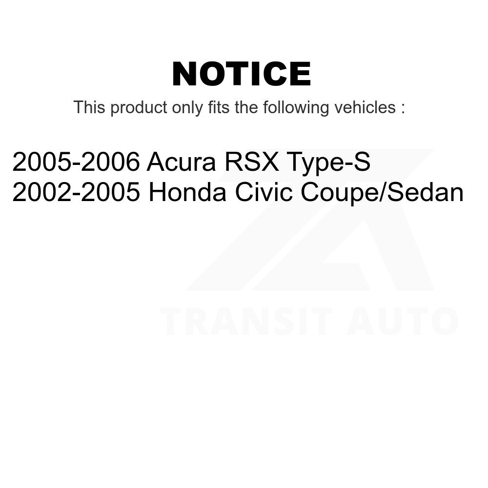 Front Right Suspension Strut Hardware Kit 73-904996 For Honda Civic Acura RSX