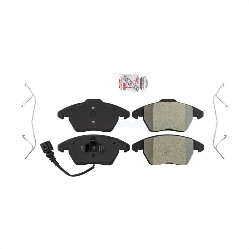 Front Semi-Metallic Disc Brake Pads NWF-PRM1107 For Volkswagen Jetta Beetle CC Passat GTI Eos Golf Audi Rabbit A3 TT Quattro R8