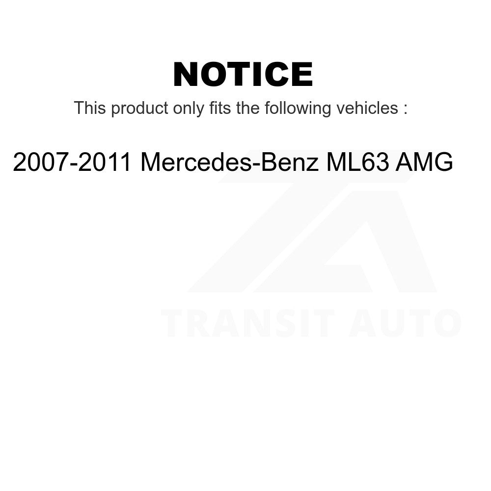 Front Semi-Metallic Disc Brake Pads NWF-PRM1271 For 2007-2011 Mercedes-Benz ML63 AMG
