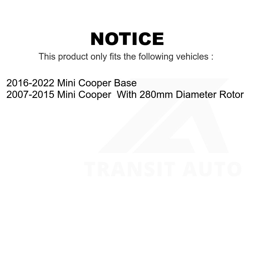 Front Semi-Metallic Disc Brake Pads NWF-PRM1308 For Mini Cooper