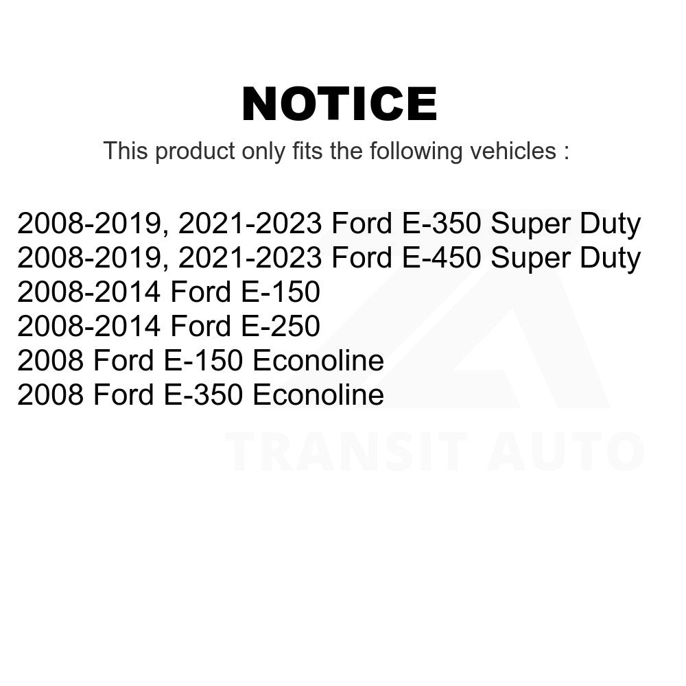 Front Semi-Metallic Disc Brake Pads NWF-PRM1328 For Ford E-350 Super Duty E-250 E-150 E-450 Econoline