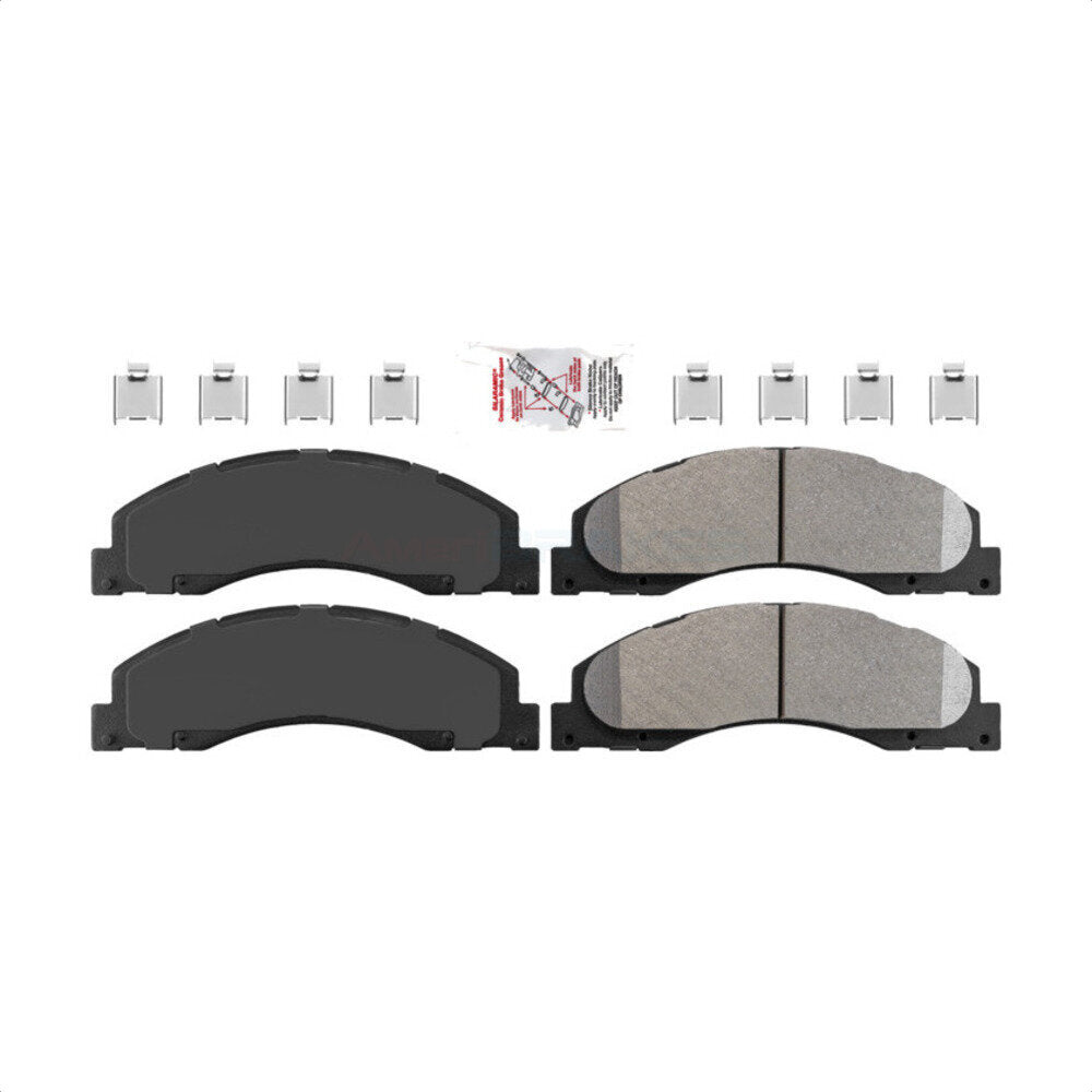 Front Semi-Metallic Disc Brake Pads NWF-PRM1328 For Ford E-350 Super Duty E-250 E-150 E-450 Econoline