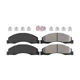 Front Semi-Metallic Disc Brake Pads NWF-PRM1328 For Ford E-350 Super Duty E-250 E-150 E-450 Econoline