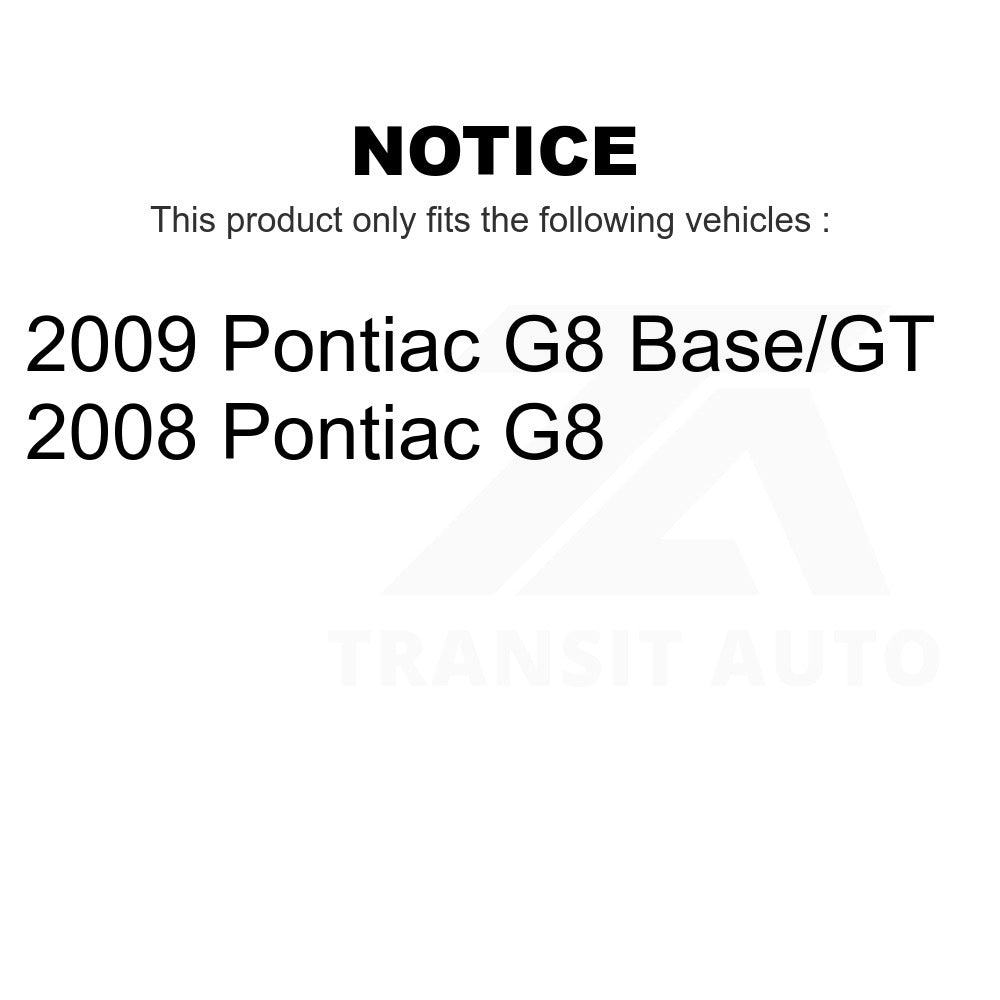 Front Semi-Metallic Disc Brake Pads NWF-PRM1351 For Pontiac G8