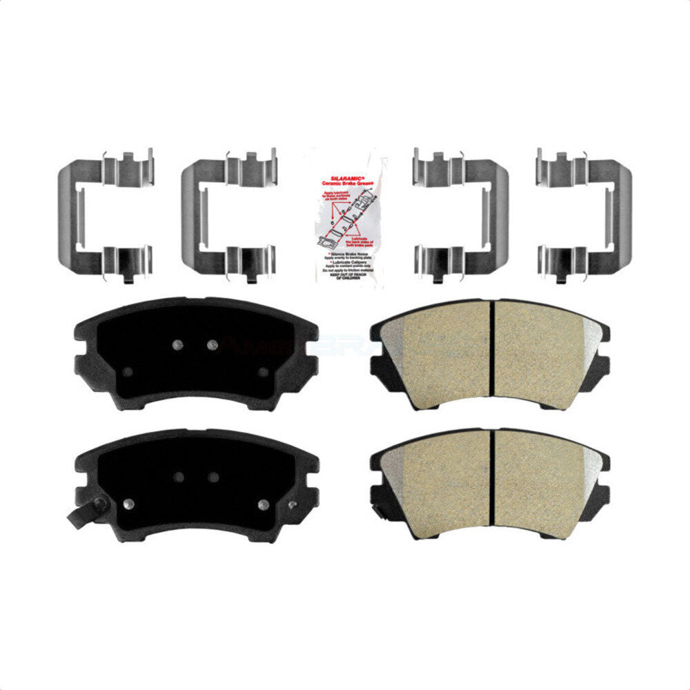 Front Semi-Metallic Disc Brake Pads NWF-PRM1404 For Chevrolet Camaro Caprice Saab 9-5