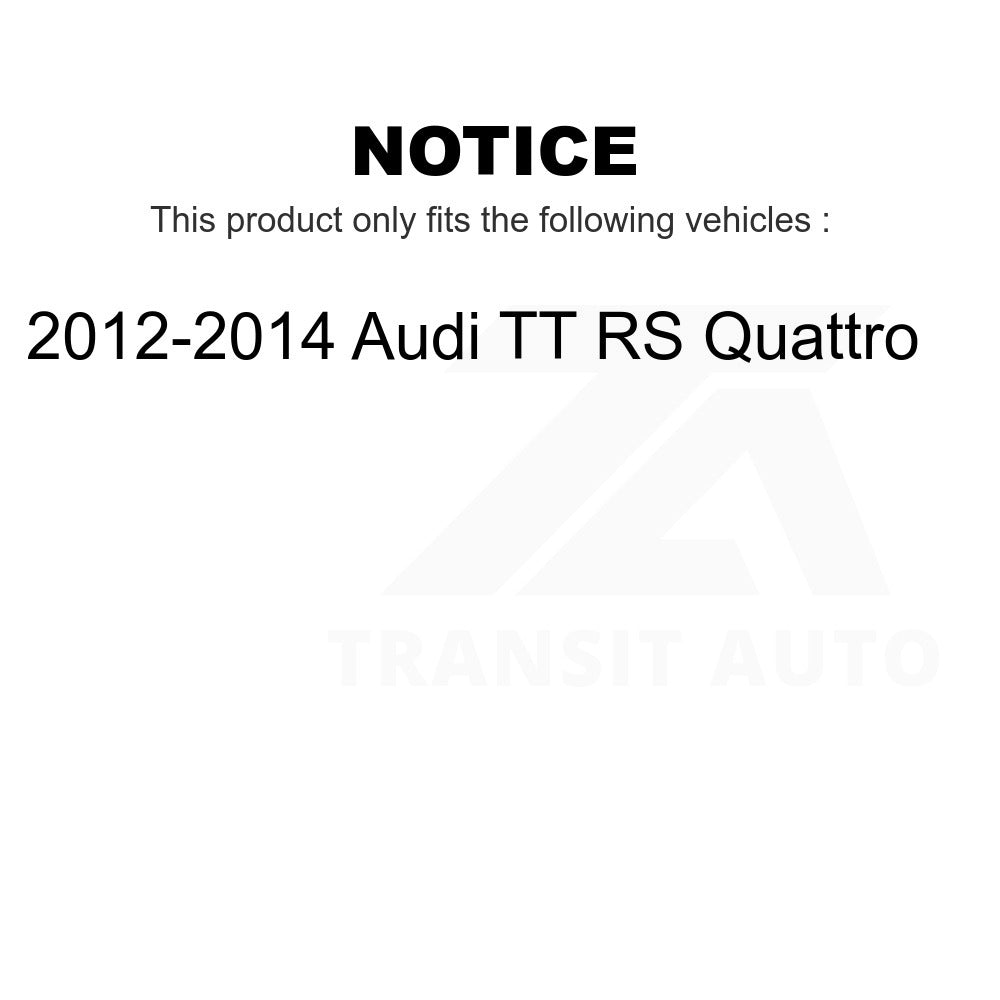 Front Semi-Metallic Disc Brake Pads NWF-PRM1600 For 2012-2014 Audi TT RS Quattro