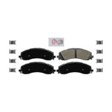 Front Semi-Metallic Disc Brake Pads NWF-PRM2223 For 2019-2022 Ram 2500 3500