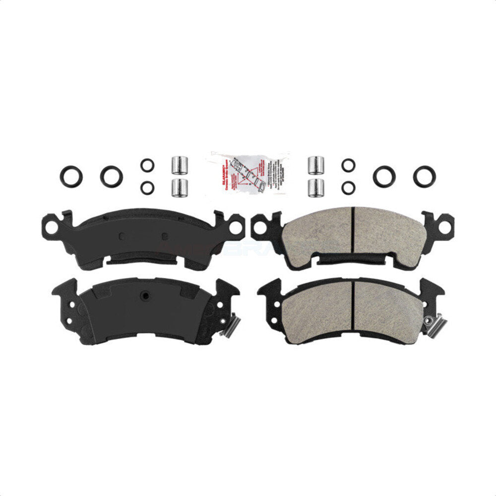 Front Semi-Metallic Disc Brake Pads NWF-PRM52 For Chevrolet Astro GMC Caprice C10 G20 Buick K10 Safari Cadillac C1500 K20 Roadmaster C20 G2500 Oldsmobile LeSabre Fleetwood R10 Blazer Brougham Jeep K5