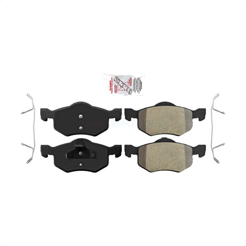 Front Semi-Metallic Disc Brake Pads NWF-PRM843 For Ford Escape Mazda Tribute Mercury Mariner