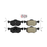 Front Semi-Metallic Disc Brake Pads NWF-PRM843 For Ford Escape Mazda Tribute Mercury Mariner