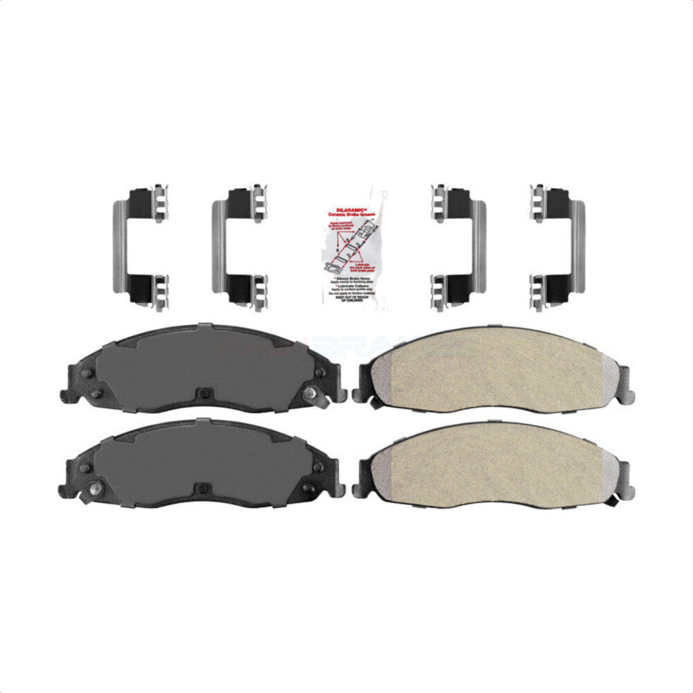 Front Semi-Metallic Disc Brake Pads NWF-PRM921 For Cadillac Pontiac Grand Prix CTS STS