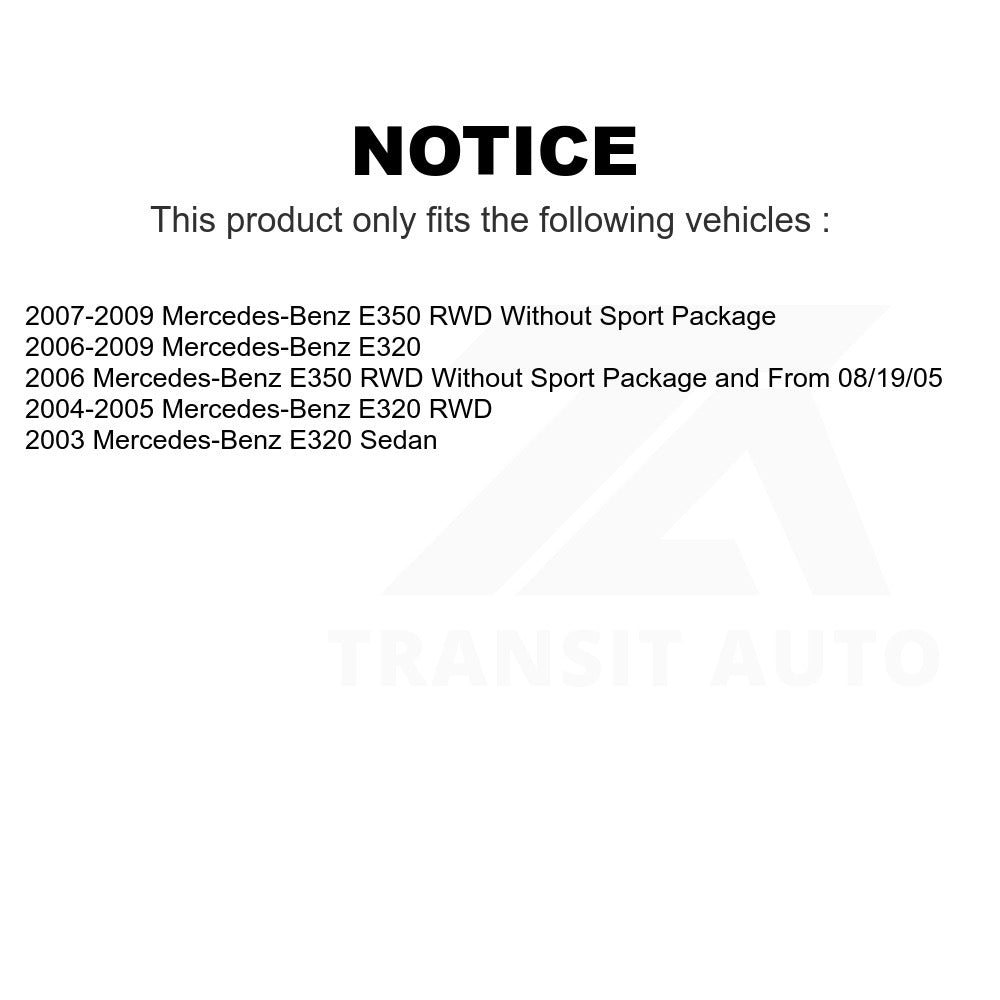 Front Semi-Metallic Disc Brake Pads NWF-PRM987 For Mercedes-Benz E350 E320
