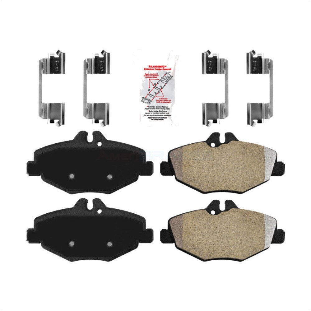 Front Semi-Metallic Disc Brake Pads NWF-PRM987 For Mercedes-Benz E350 E320