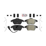 Front Semi-Metallic Disc Brake Pads NWF-PTM1107 For Volkswagen Jetta Beetle CC Passat GTI Eos Golf Audi Rabbit A3 TT Quattro R8