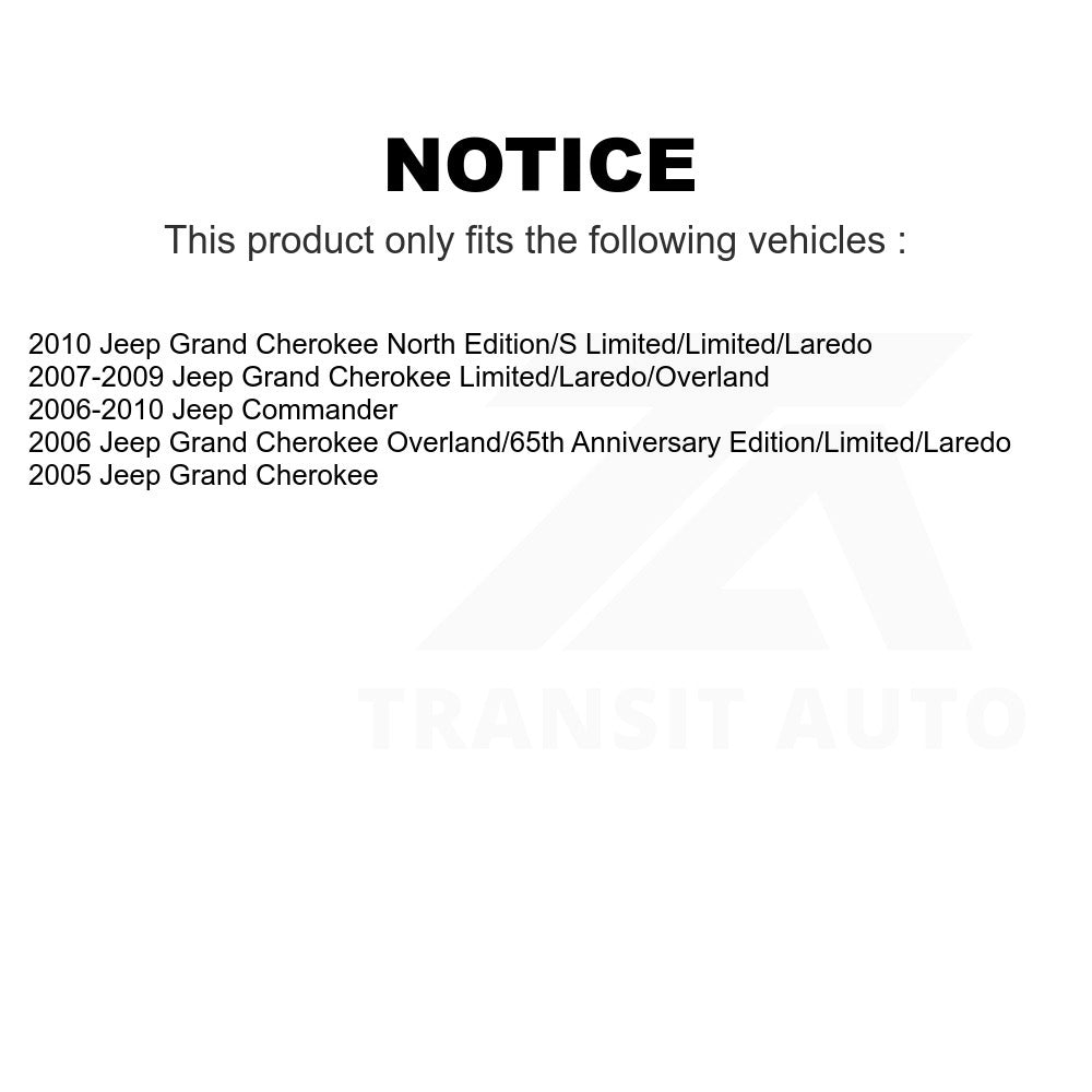 Front Semi-Metallic Disc Brake Pads PPF-D1080 For Jeep Grand Cherokee Commander