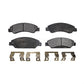 Front Semi-Metallic Disc Brake Pads PPF-D1092 For 2007-2007 Chevrolet Tahoe GMC Suburban 1500 Yukon Cadillac Avalanche XL Escalade ESV EXT