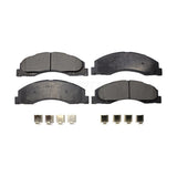 Front Semi-Metallic Disc Brake Pads PPF-D1328 For Ford E-350 Super Duty E-250 E-150 E-450 Econoline