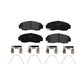 Front Semi-Metallic Disc Brake Pads PPF-D1506 For Honda Civic Accord Acura TSX