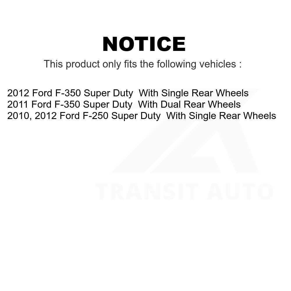 Front Semi-Metallic Disc Brake Pads PPF-D1631A For Ford F-250 Super Duty F-350