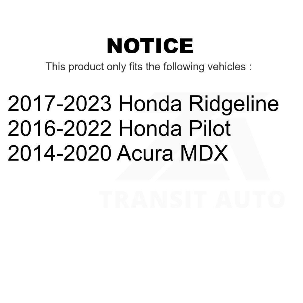 Front Semi-Metallic Disc Brake Pads PPF-D1723 For Honda Pilot Acura MDX Ridgeline