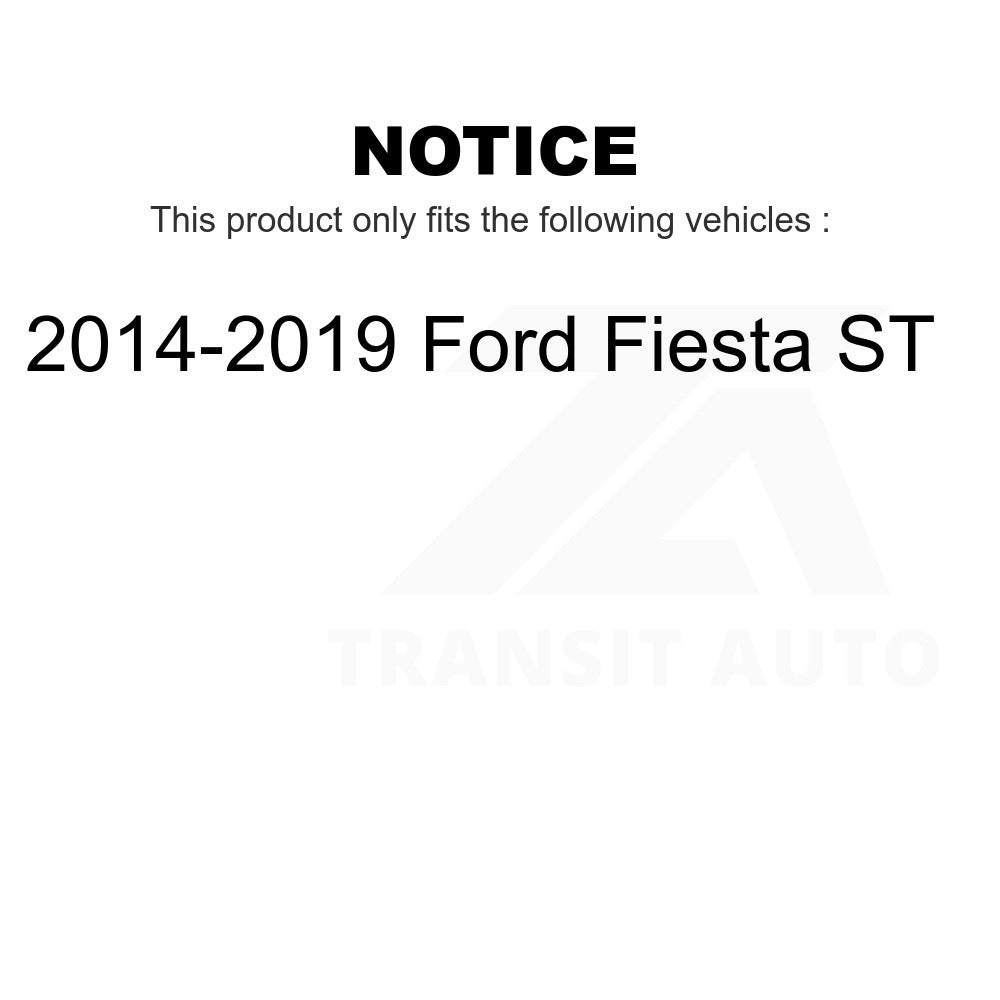 Front Semi-Metallic Disc Brake Pads PPF-D1730 For 2014-2019 Ford Fiesta ST