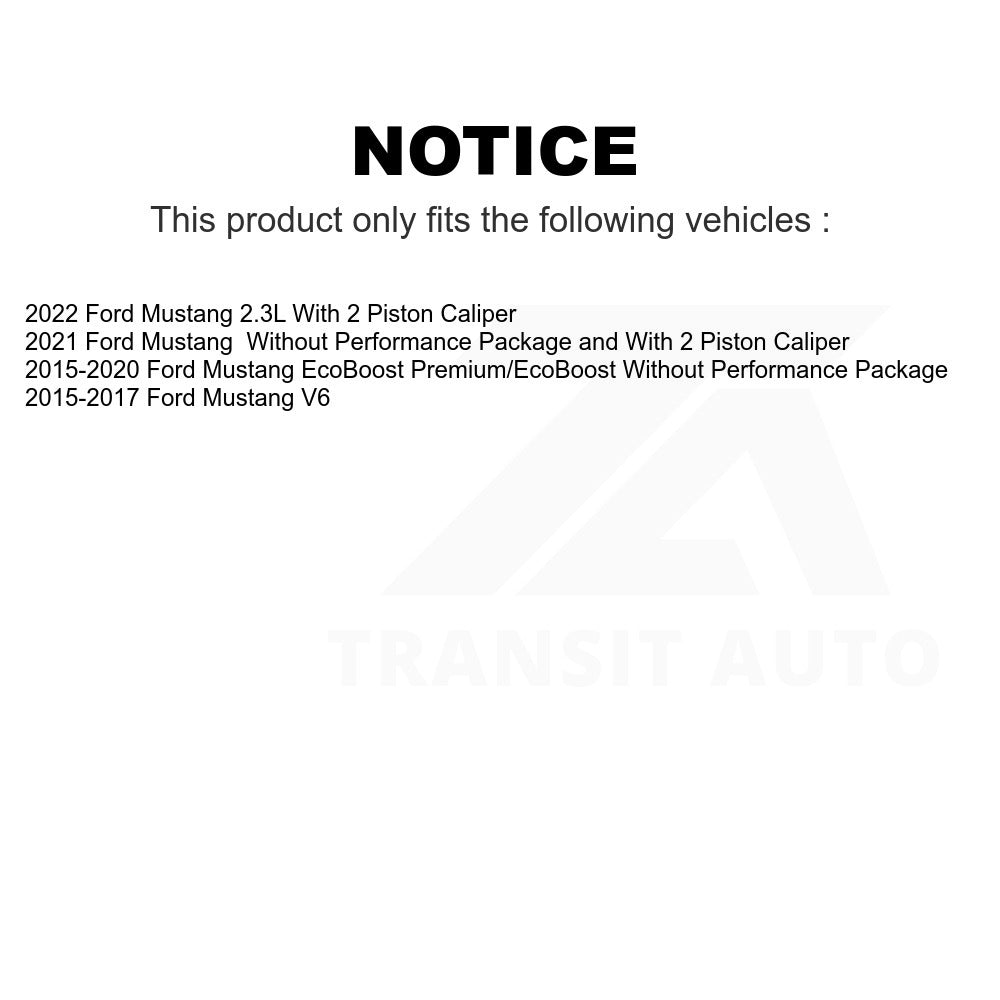 Front Semi-Metallic Disc Brake Pads PPF-D1791 For Ford Mustang
