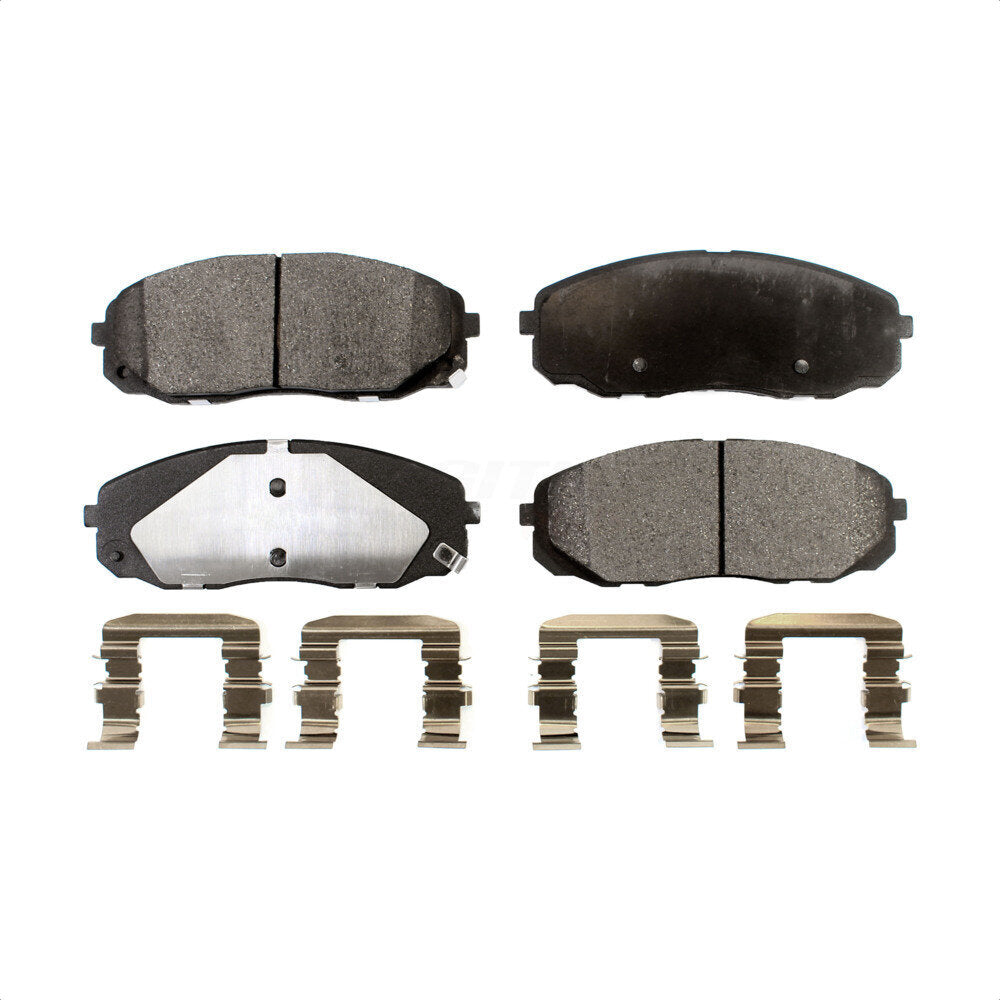 Front Semi-Metallic Disc Brake Pads PPF-D1814 For 2015-2020 Kia Sedona