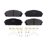 Front Semi-Metallic Disc Brake Pads PPF-D1843 For 2014-2022 Jeep Cherokee With Dual Piston Caliper
