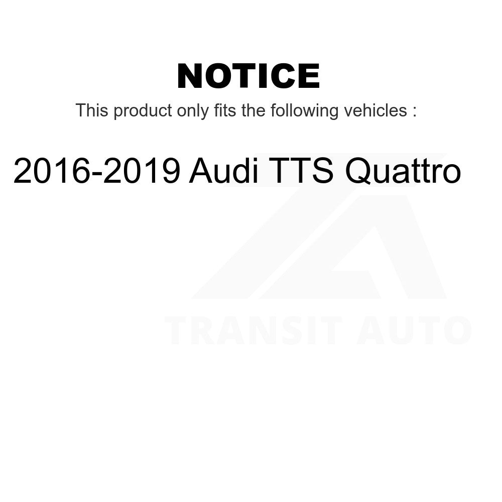 Front Semi-Metallic Disc Brake Pads PPF-D1876 For 2016-2019 Audi TTS Quattro