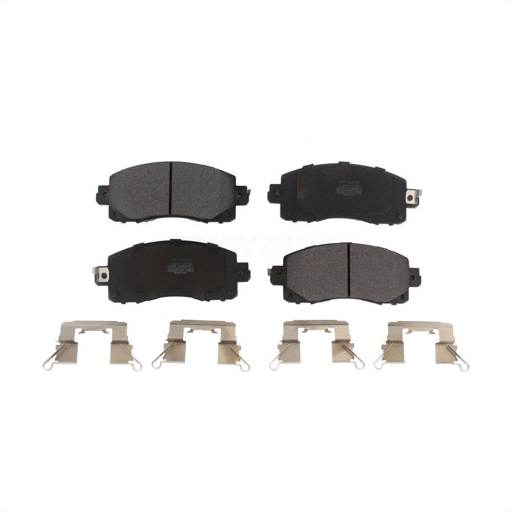 Front Semi-Metallic Disc Brake Pads PPF-D2045 For Subaru Crosstrek Impreza Forester Outback Legacy