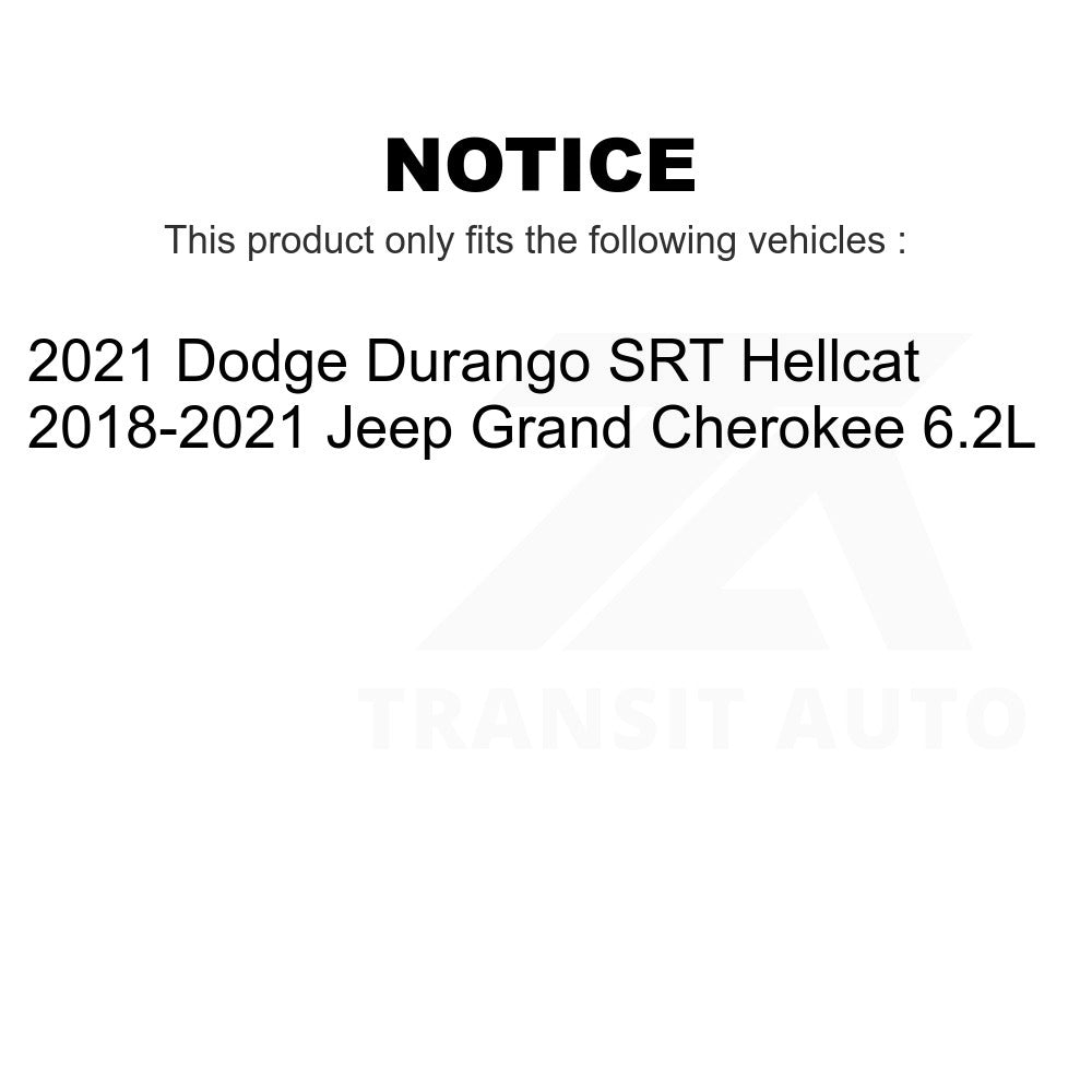Front Semi-Metallic Disc Brake Pads PPF-D2152 For Jeep Grand Cherokee Dodge Durango