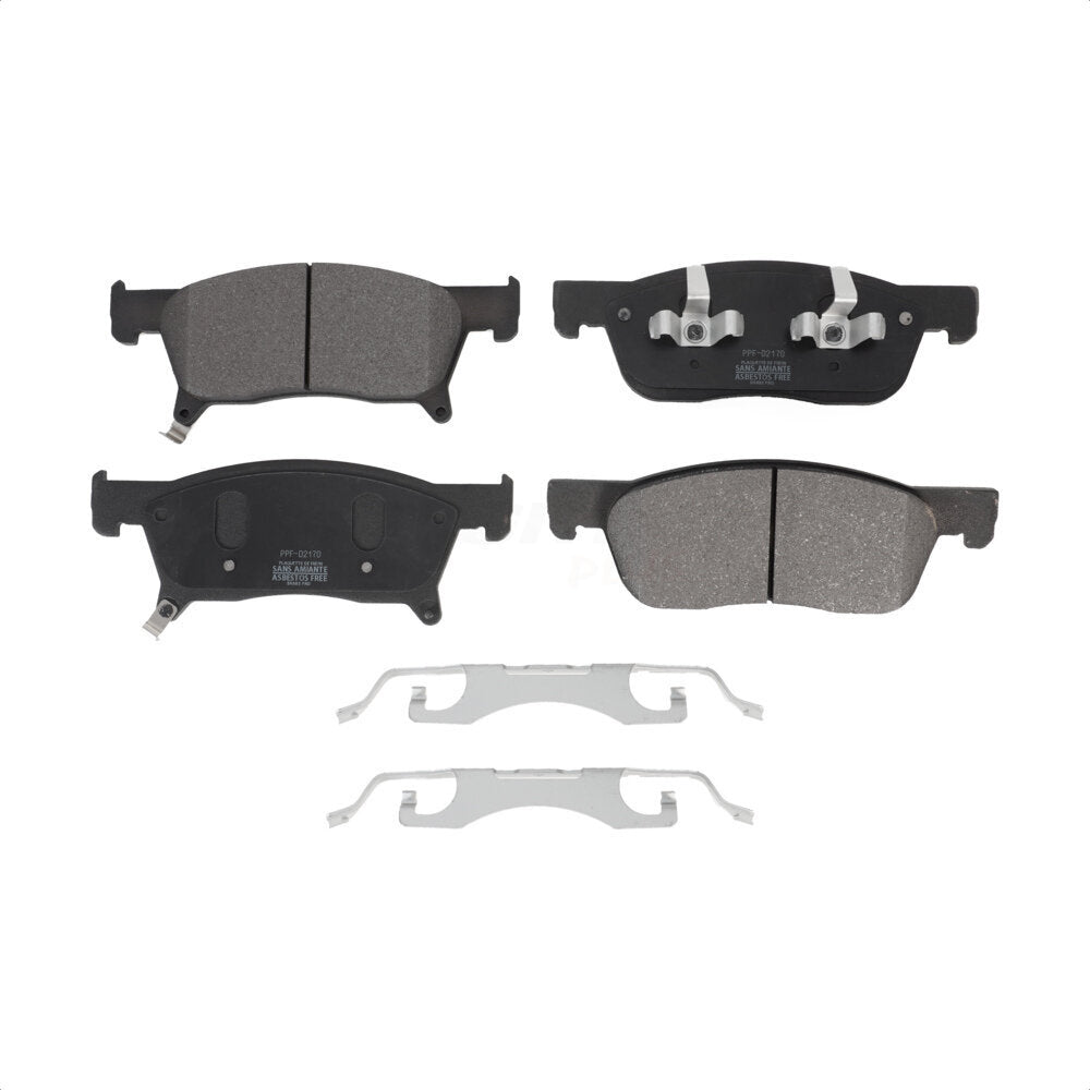 Front Semi-Metallic Disc Brake Pads PPF-D2170 For 2019-2022 Subaru Ascent