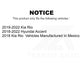 Front Semi-Metallic Disc Brake Pads PPF-D2190 For Hyundai Accent Kia Rio